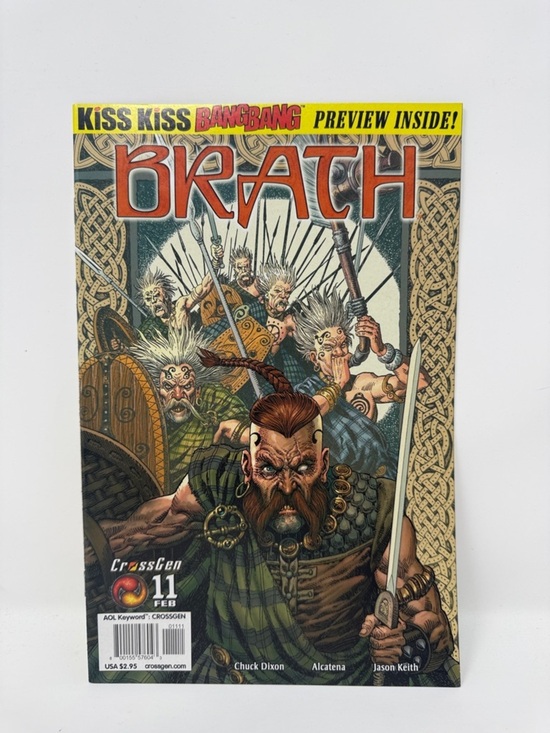 cross gen Other - BRATH Comic Book - Viking Warrior Cover (Green, Brown) 2004 Cross Gen